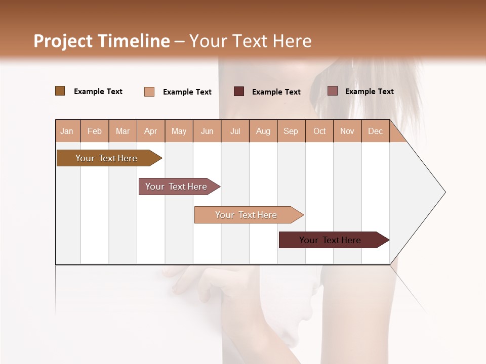 Beautiful Add Girl PowerPoint Template