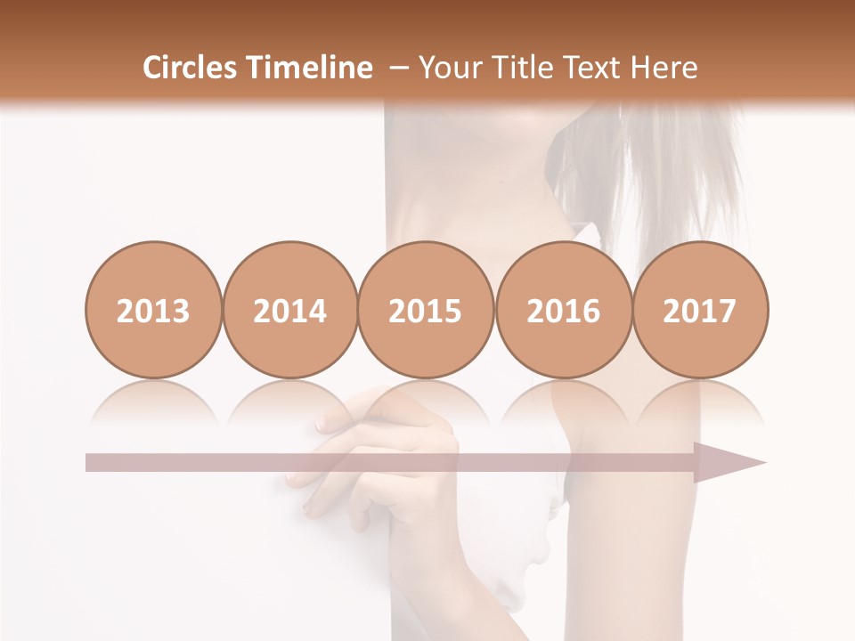 Beautiful Add Girl PowerPoint Template