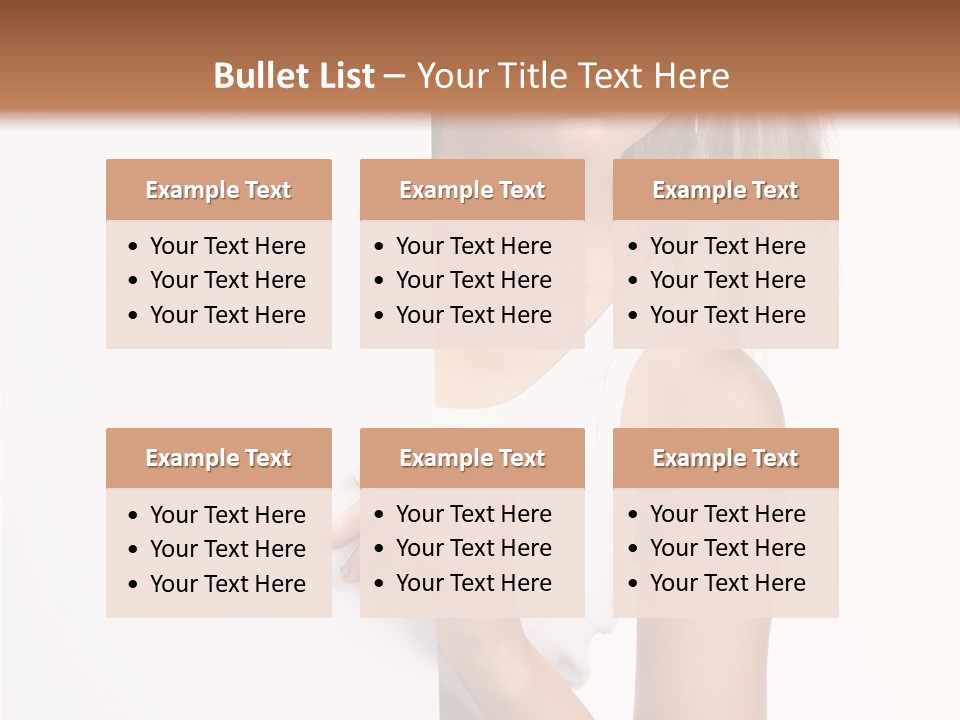 Beautiful Add Girl PowerPoint Template
