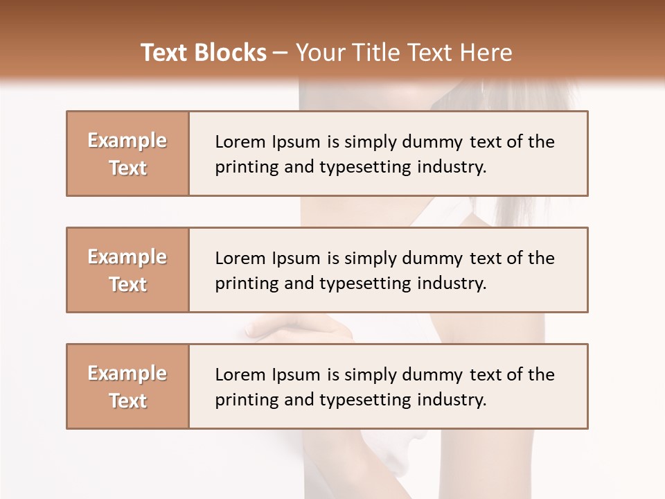 Beautiful Add Girl PowerPoint Template