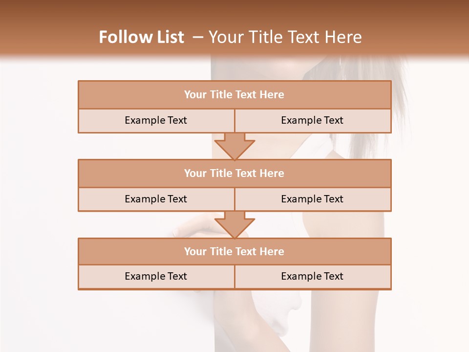 Beautiful Add Girl PowerPoint Template