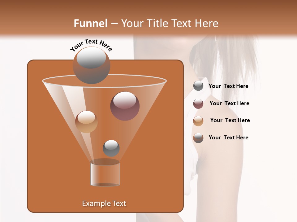 Beautiful Add Girl PowerPoint Template