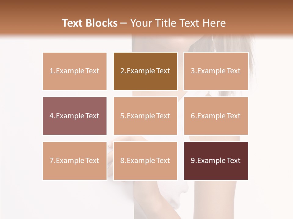 Beautiful Add Girl PowerPoint Template