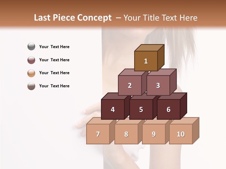 Beautiful Add Girl PowerPoint Template