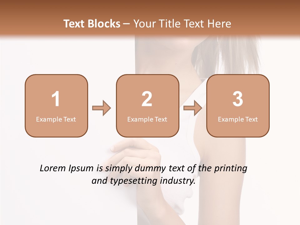 Beautiful Add Girl PowerPoint Template