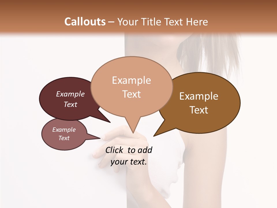Beautiful Add Girl PowerPoint Template