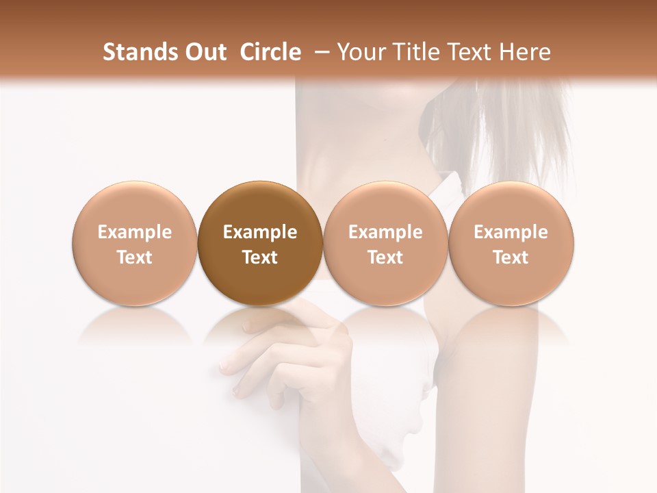 Beautiful Add Girl PowerPoint Template