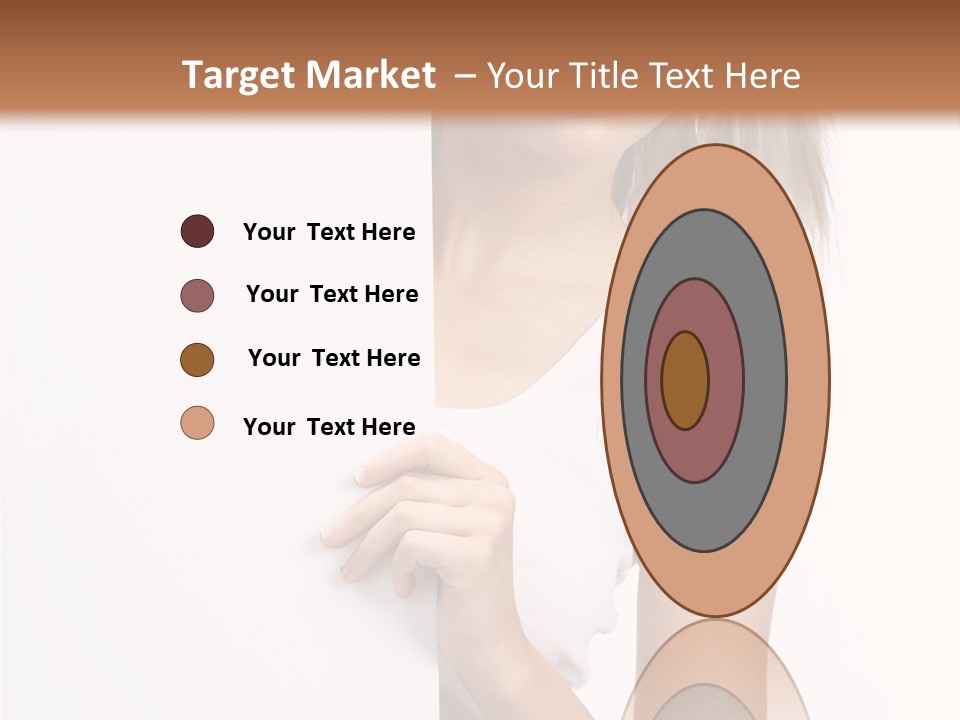 Beautiful Add Girl PowerPoint Template