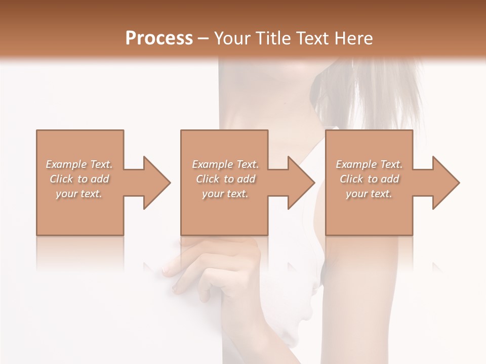 Beautiful Add Girl PowerPoint Template