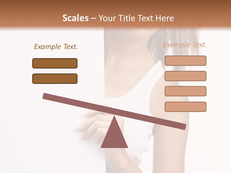 Beautiful Add Girl PowerPoint Template
