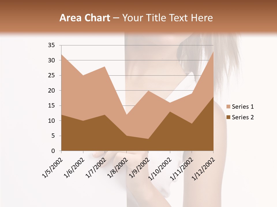 Beautiful Add Girl PowerPoint Template