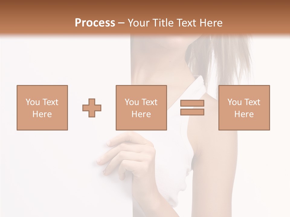 Beautiful Add Girl PowerPoint Template