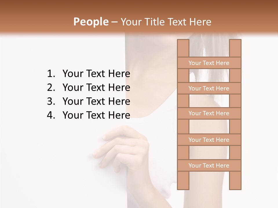 Beautiful Add Girl PowerPoint Template