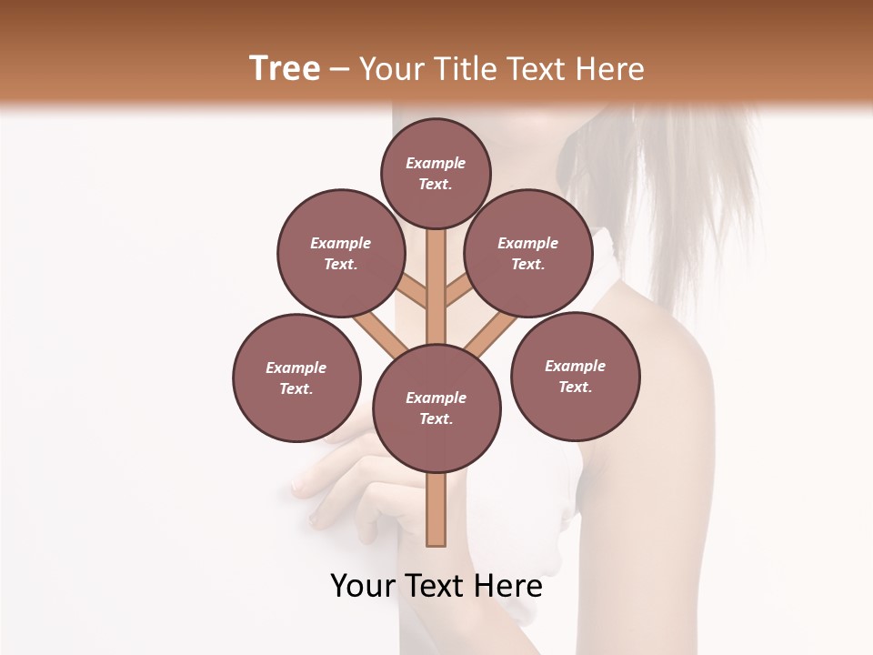 Beautiful Add Girl PowerPoint Template