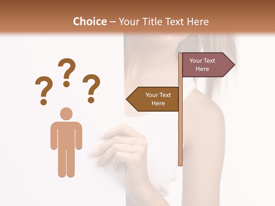 Beautiful Add Girl PowerPoint Template