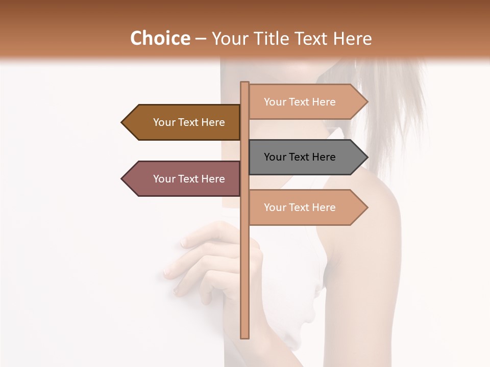 Beautiful Add Girl PowerPoint Template