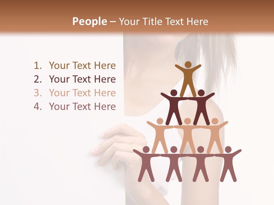 Beautiful Add Girl PowerPoint Template