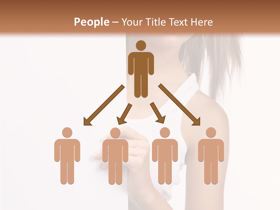 Beautiful Add Girl PowerPoint Template