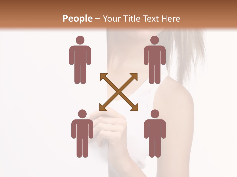 Beautiful Add Girl PowerPoint Template