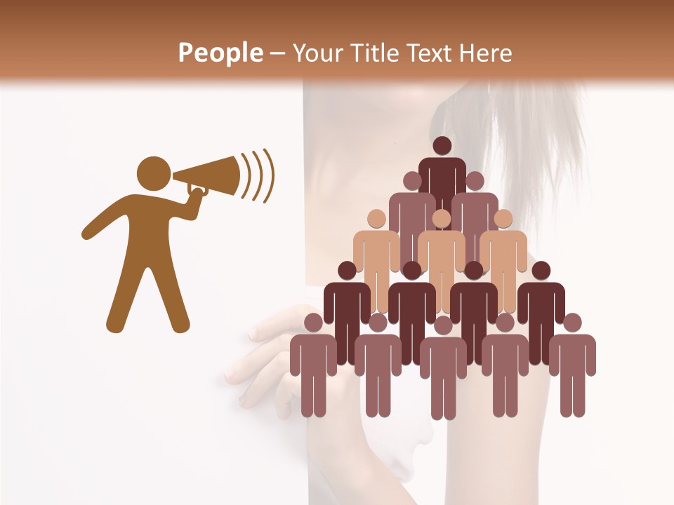Beautiful Add Girl PowerPoint Template