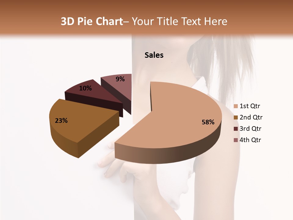 Beautiful Add Girl PowerPoint Template