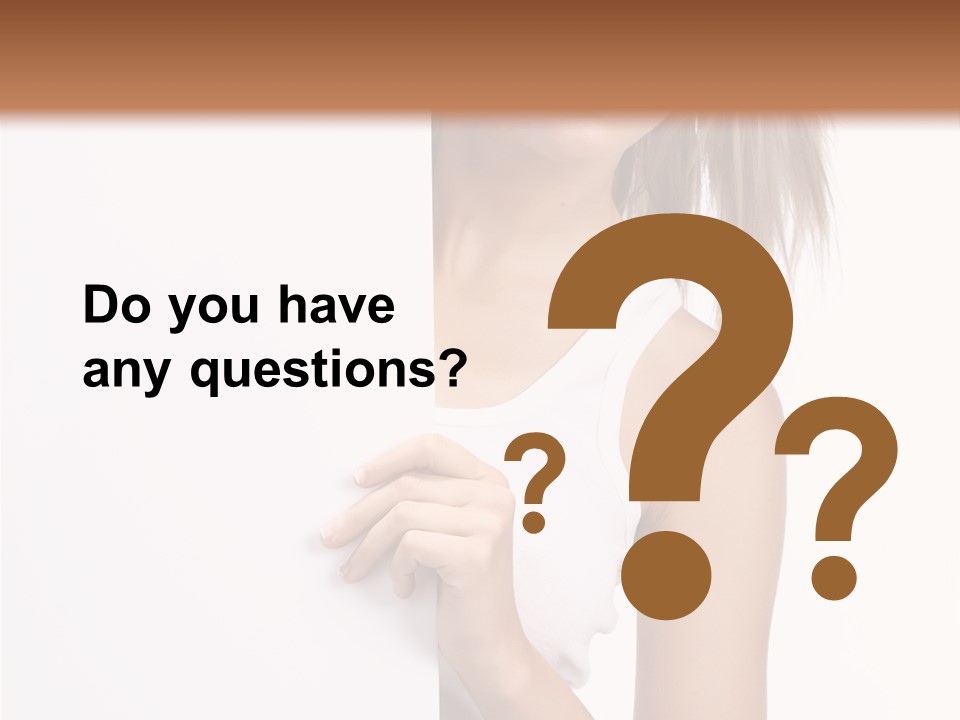 Beautiful Add Girl PowerPoint Template