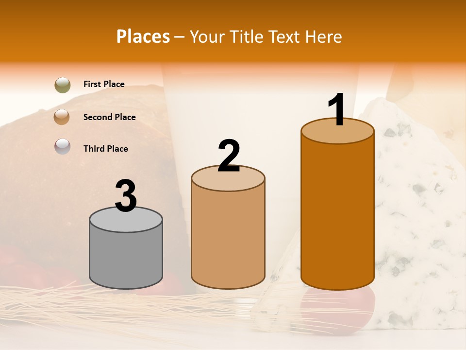 Drink Fat Vegetables PowerPoint Template