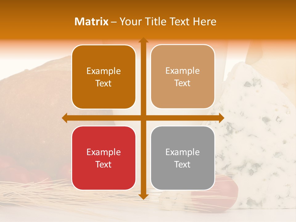 Drink Fat Vegetables PowerPoint Template