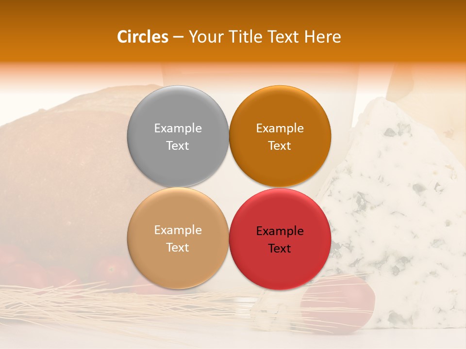 Drink Fat Vegetables PowerPoint Template