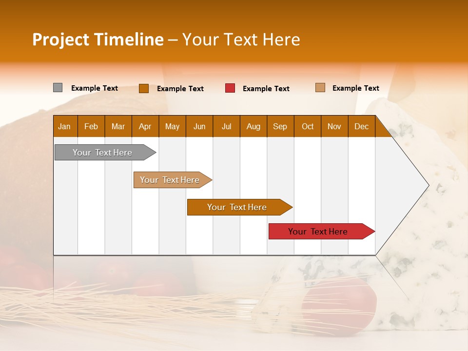 Drink Fat Vegetables PowerPoint Template