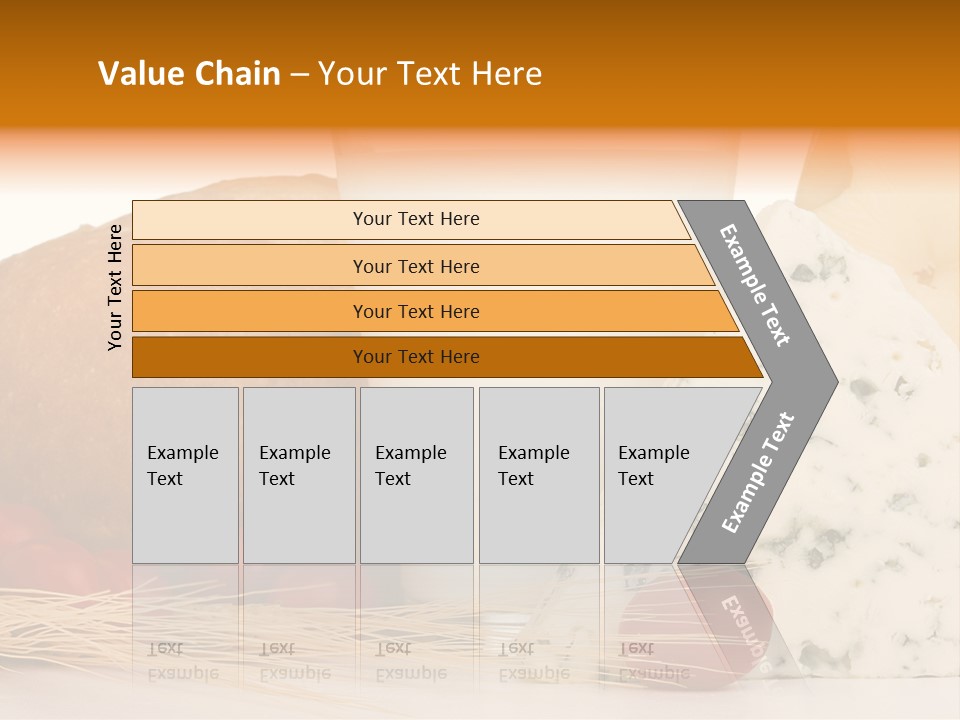 Drink Fat Vegetables PowerPoint Template
