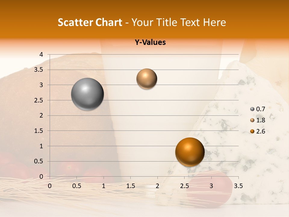 Drink Fat Vegetables PowerPoint Template