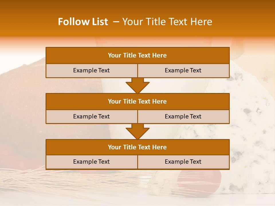 Drink Fat Vegetables PowerPoint Template