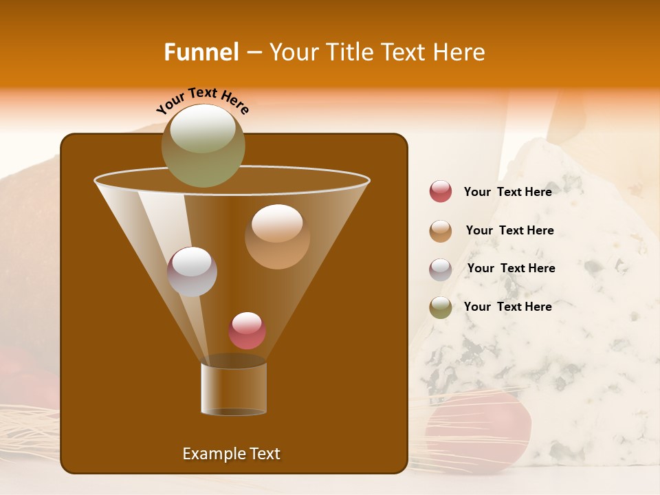 Drink Fat Vegetables PowerPoint Template