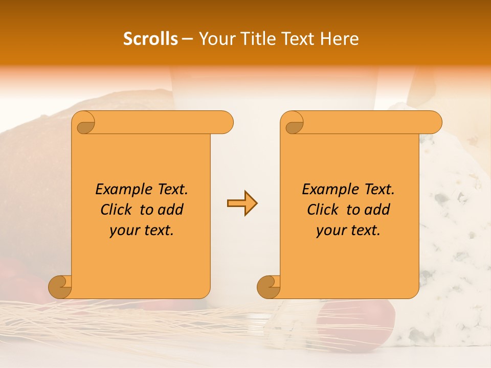 Drink Fat Vegetables PowerPoint Template