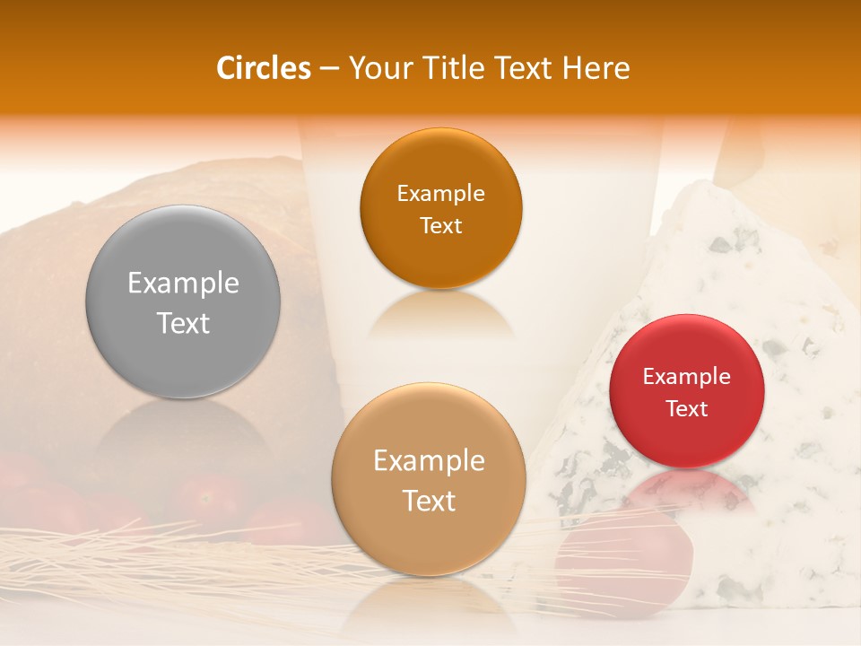 Drink Fat Vegetables PowerPoint Template