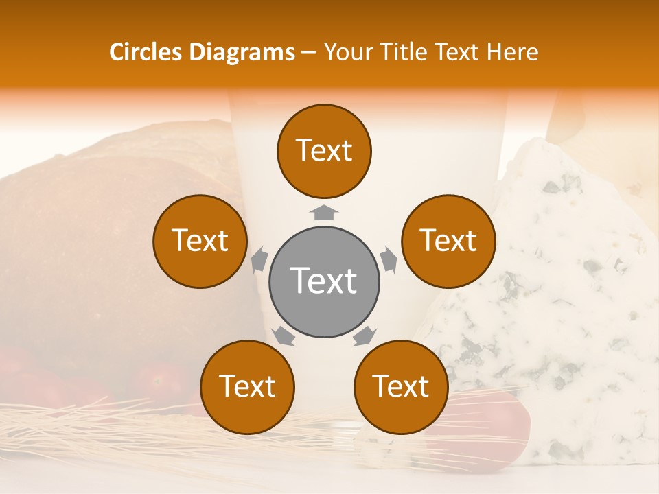 Drink Fat Vegetables PowerPoint Template