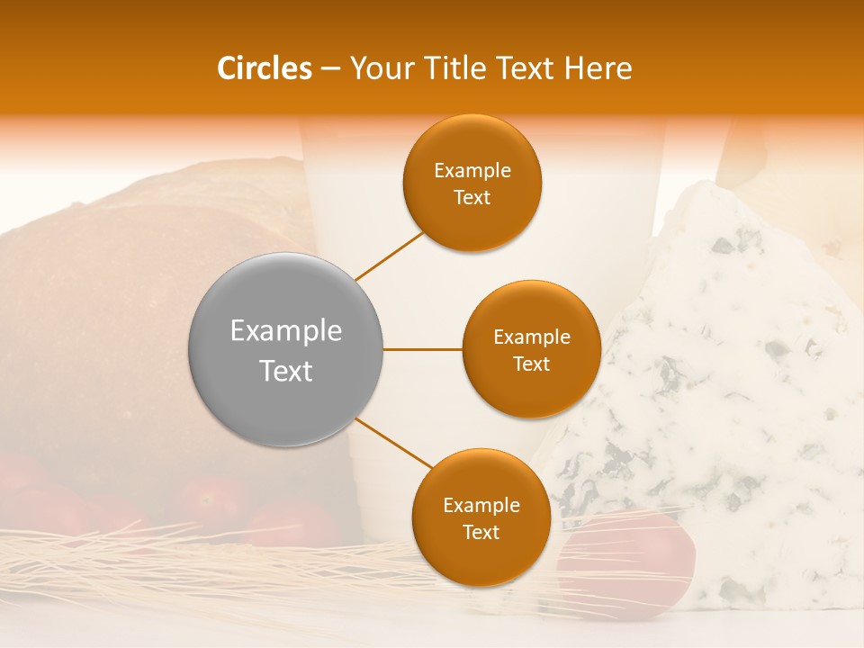 Drink Fat Vegetables PowerPoint Template