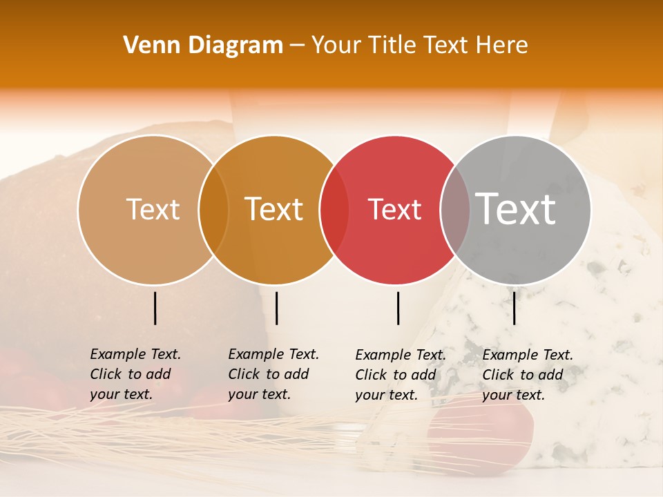 Drink Fat Vegetables PowerPoint Template
