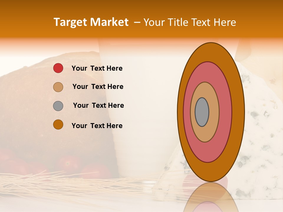 Drink Fat Vegetables PowerPoint Template