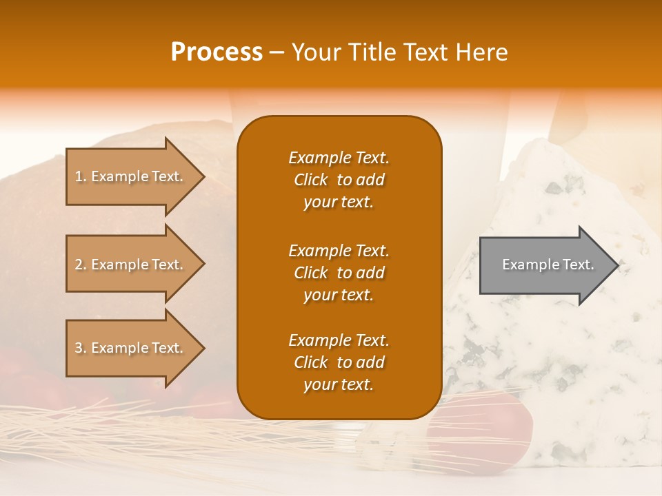 Drink Fat Vegetables PowerPoint Template