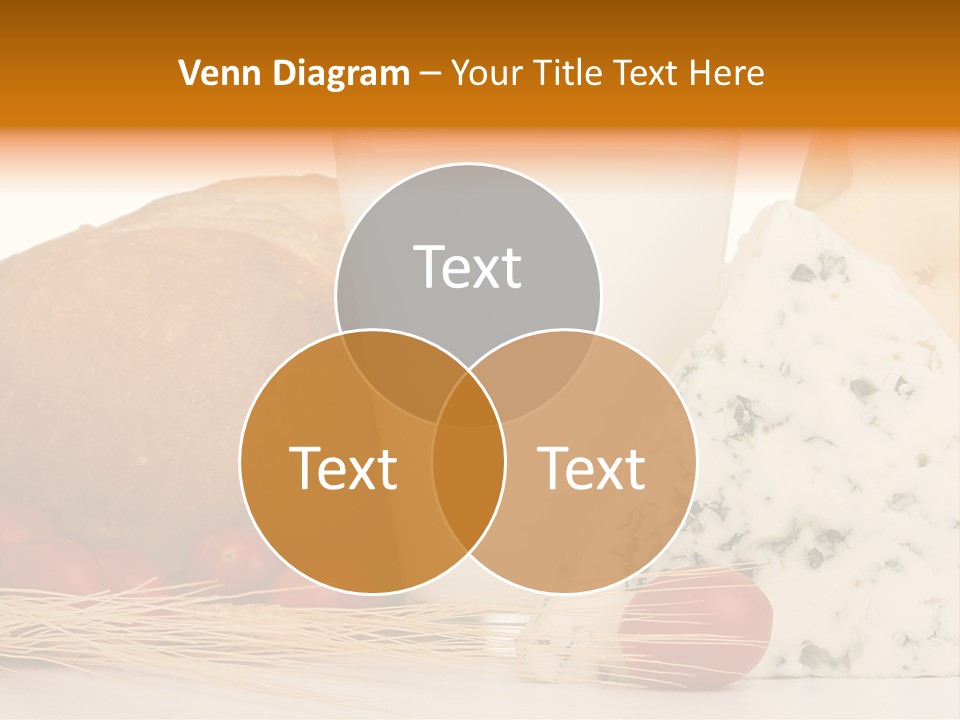 Drink Fat Vegetables PowerPoint Template