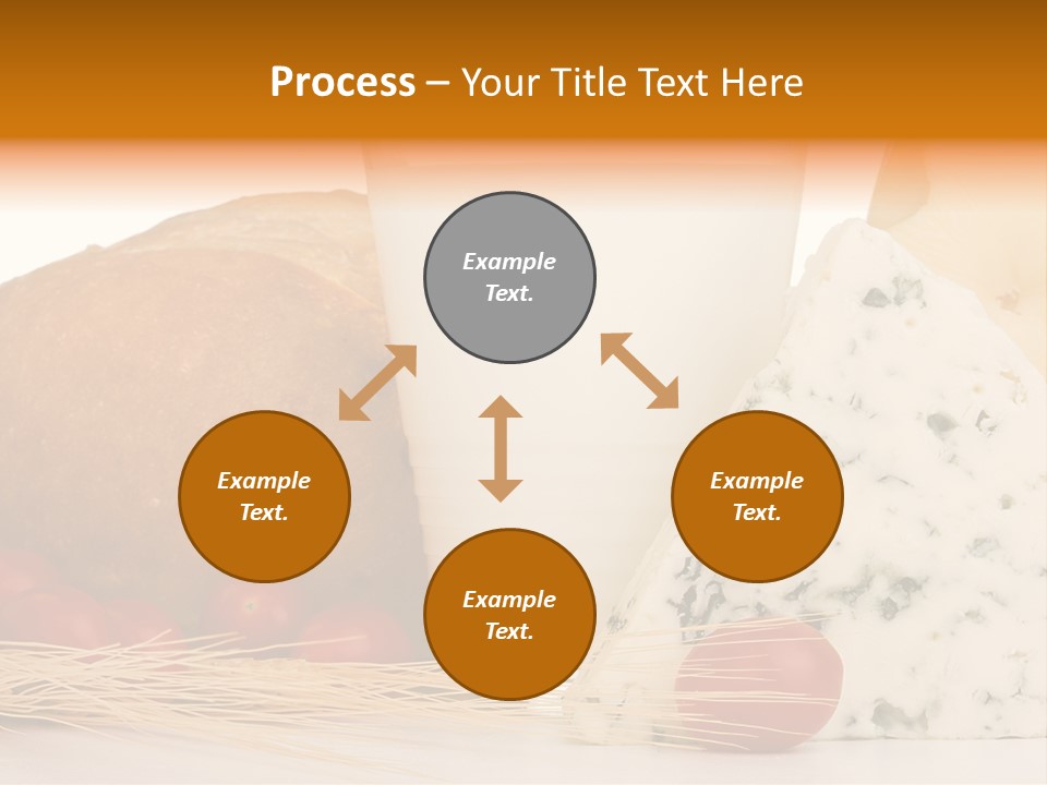 Drink Fat Vegetables PowerPoint Template
