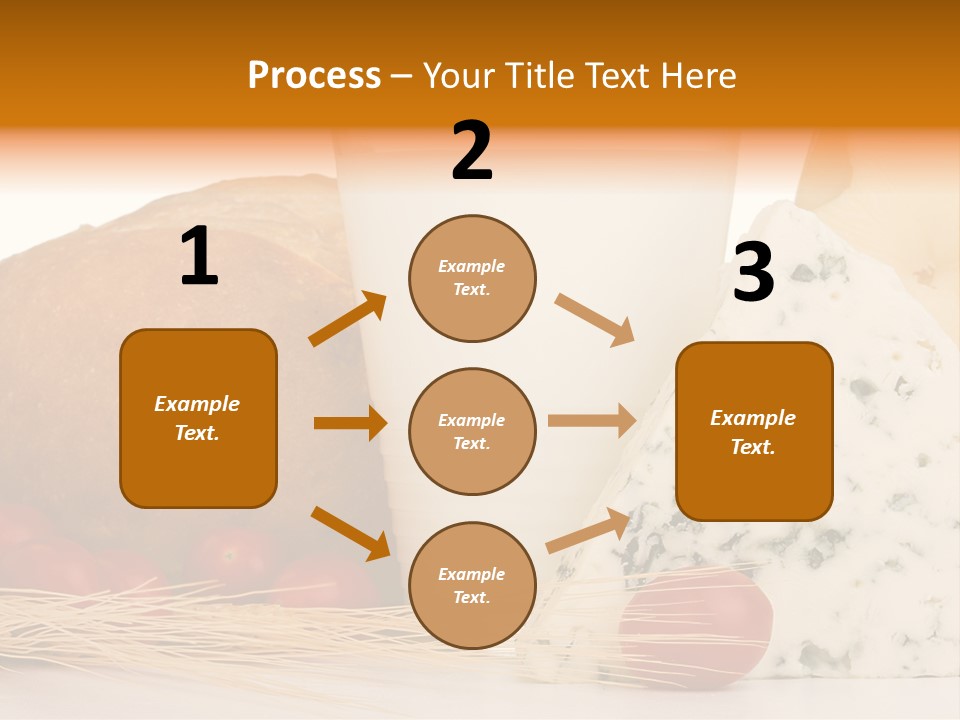 Drink Fat Vegetables PowerPoint Template