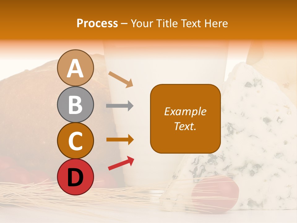 Drink Fat Vegetables PowerPoint Template