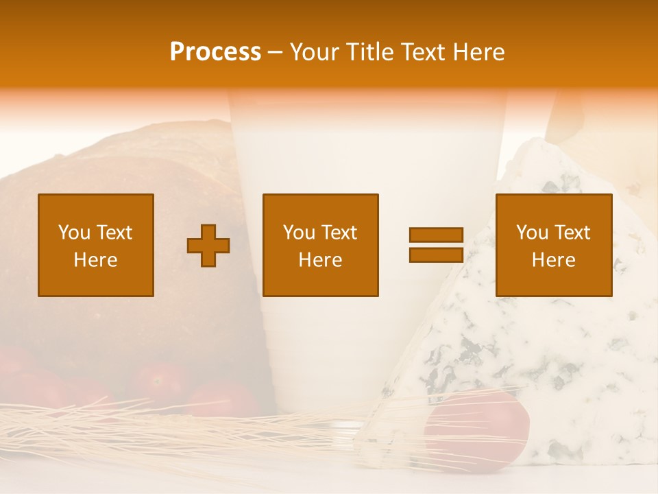 Drink Fat Vegetables PowerPoint Template