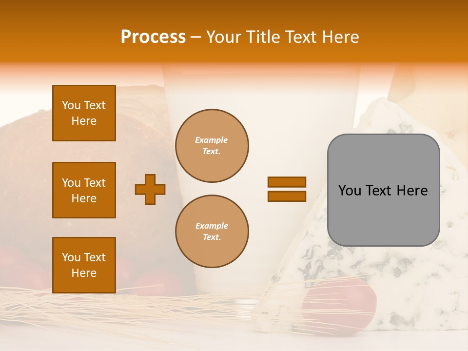 Drink Fat Vegetables PowerPoint Template