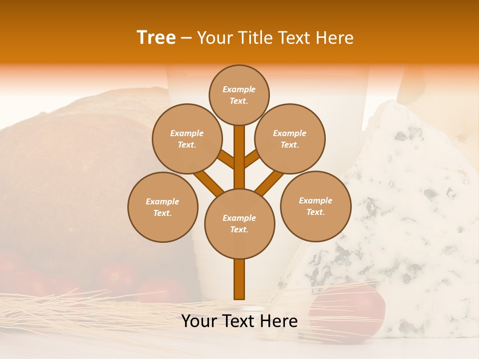 Drink Fat Vegetables PowerPoint Template