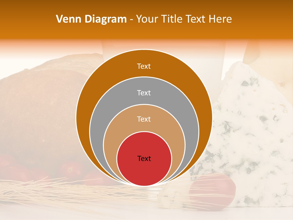 Drink Fat Vegetables PowerPoint Template