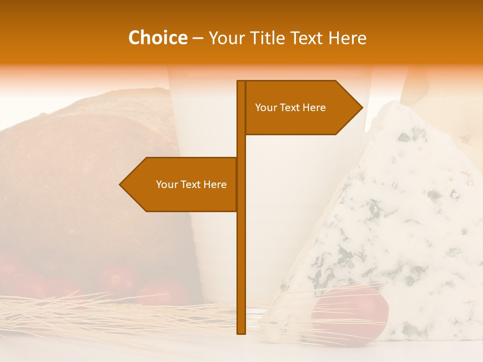 Drink Fat Vegetables PowerPoint Template